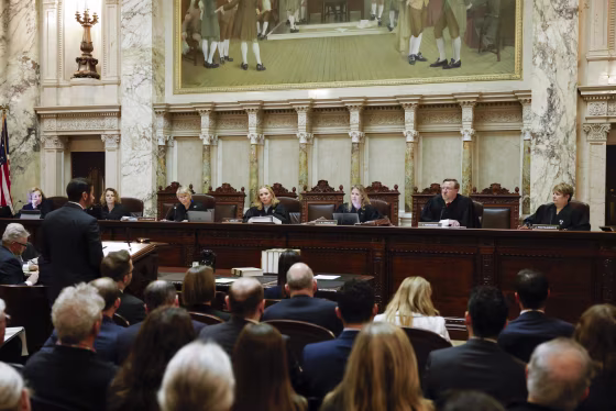 The Wisconsin Supreme Court in session