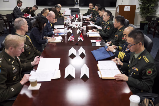 U.S. and Chinese military officers have resumed talks that were frozen after former House Speaker Nancy Pelosi visited Taiwan in 2022. It's a development U.S. officials have said is key to keeping the growing competition between the two great powers from turning into direct conflict.