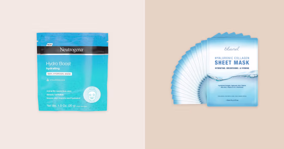 Sheet masks are particularly helpful for hydrating skin, according to dermatologists.