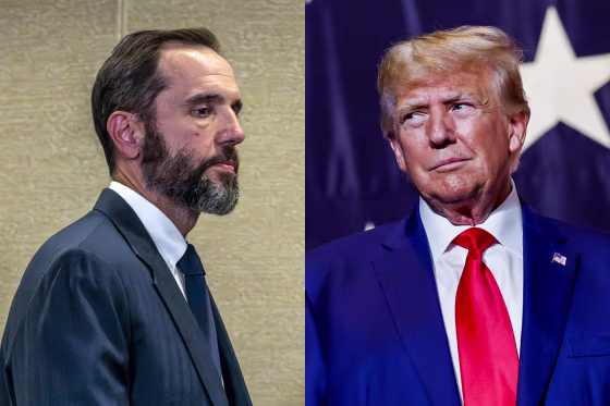 Special counsel Jack Smith; Former President Donald Trump.