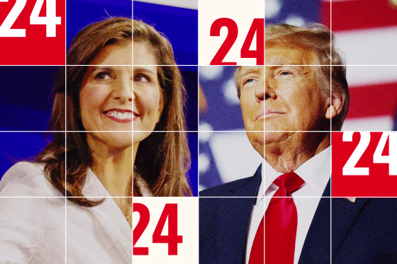 Photo Illustration: Nikki Haley and Donald Trump