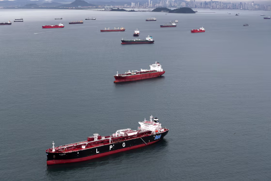 Ships on the Panama Canal