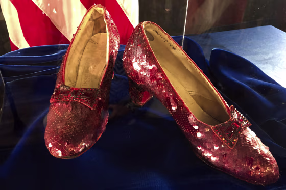 Terry Jon Martin, the aging reformed mobster who has admitted stealing the slippers, gave into the temptation of “one last score” after an old mob associate led him to believe the famous shoes must be adorned with real jewels to justify their $1 million insured value according to a new memo filed ahead of his Monday, Jan. 29, 2024, sentencing in Duluth, Minn. 