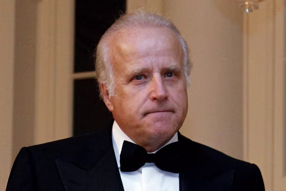 President Joe Biden's brother, James Biden, arrives at the White House.