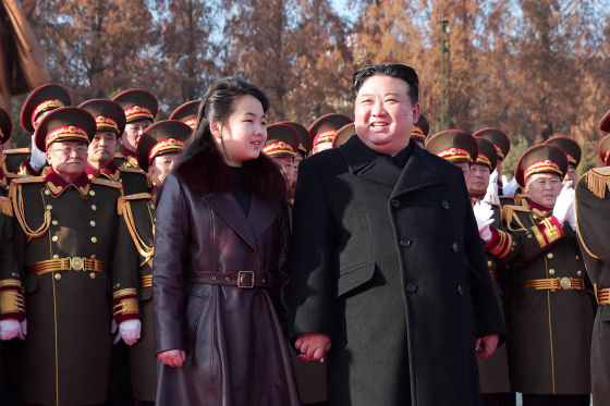 Kim Jong Un in Pyongyang