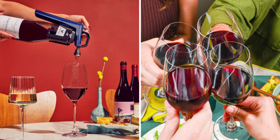 Wine aerators are best for red wines with a harsh or acidic taste, according to experts.