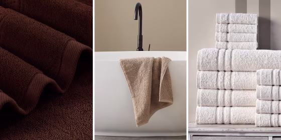 Amazon offers a variety of towels at varying price points from popular brands like Brooklinen and Coyuchi, as well as lesser-known brands that still offer great quality.