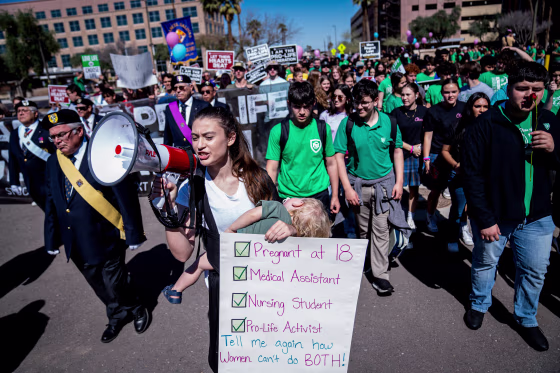 March for Life rally in Phoenix