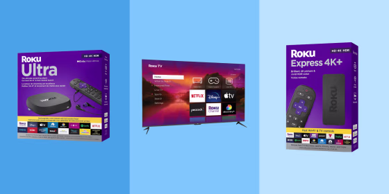 Roku is best known for its streaming players, but it has a lineup of devices including a soundbar and television displays by TCL, Hisense and more.

