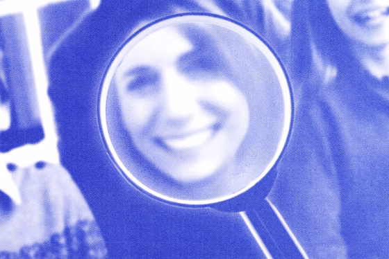 Photo Illustration: A manipulated photo of Kate Middleton under a magnifiying glass