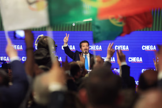 Portugal's opposition centre-right party won today's general election while support for populist far-right Chega surged making it a kingmaker in the new parliament, an exit poll indicated. 