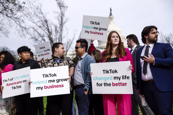 Image: House To Vote On Bill That Would Ban TikTok In U.S. Unless Its Chinese Owner ByteDance Sells