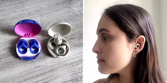Loop Quiet earplugs, which are one of three earplug options from the brand, are designed specifically to help with sleep and focus.
