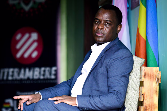 Ugandan LGBTQ activist Frank Mugisha.