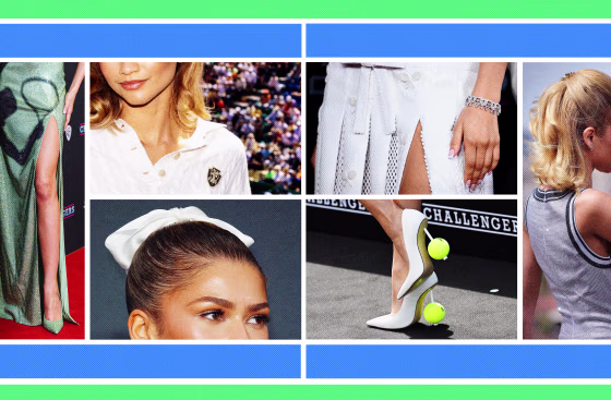 Photo Illustration: Zendaya's red carpet looks from the "Challengers" press tour