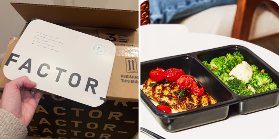 Factor lets you choose from multiple plans based on dietary needs and preferences, including vegetarian, low-carb and keto.
