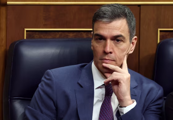 Pedro Sanchez at the Spanish parliament's lower house