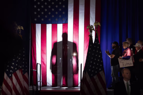 Donald Trump Holds A Campaign Rally In Waukesha, Wisconsin