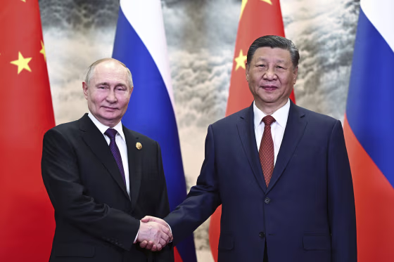 Russian President Vladimir Putin visits China