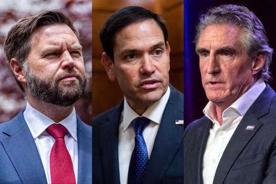 Sen. J.D. Vance, R-Ohio; Sen. Marco Rubio, R-Fla.; Governor of North Dakota Doug Burgum.