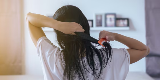 Going to bed with wet hair can cause breakage and even fungal infections, according to dermatologists.