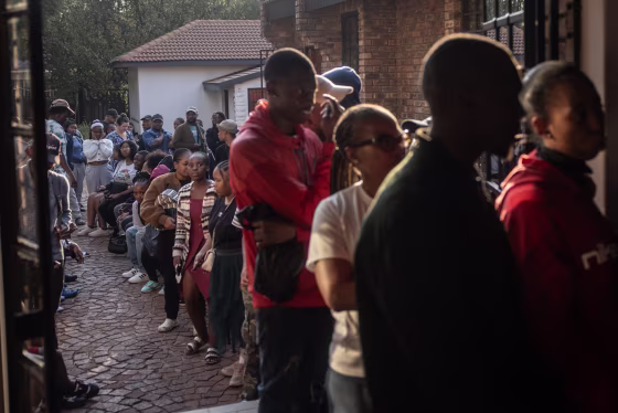 Image: South Africans Go To The Polls In National Election