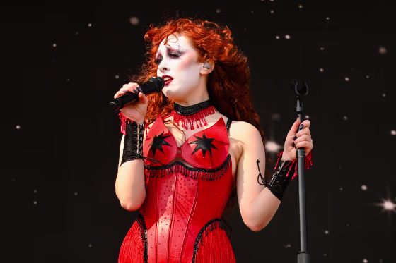 Chappell Roan performs on stage