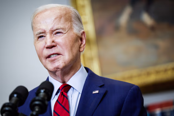 President Joe Biden speaks