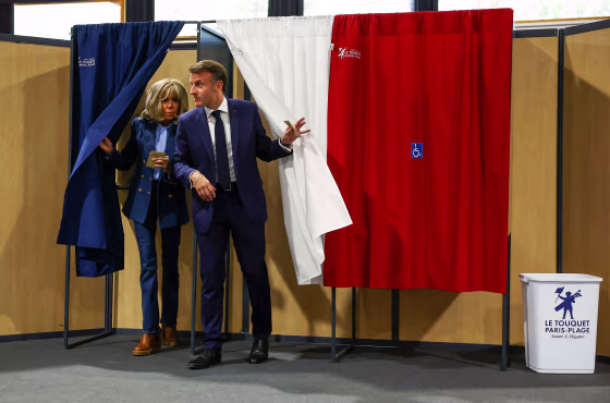 Voting began across Europe on June 9, 2024 on the final -- and biggest -- day of marathon EU elections, with balloting due in 21 countries, including France and Germany, where support for surging far-right parties is being tested.