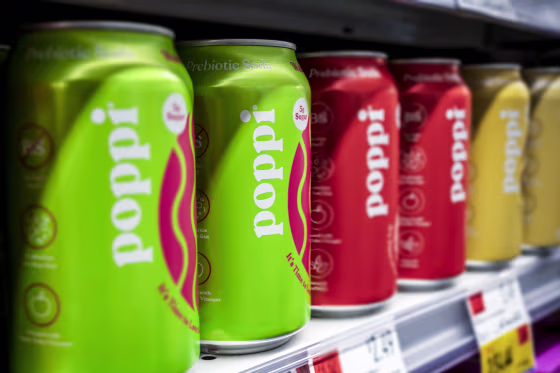 Poppi brand soda in New York