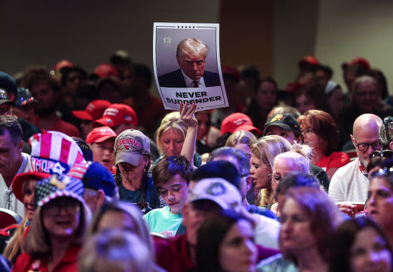 Donald Trump Participates In A Turning Point Town Hall In Phoenix, Arizona
