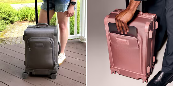 This is the brand’s first rolling luggage.
