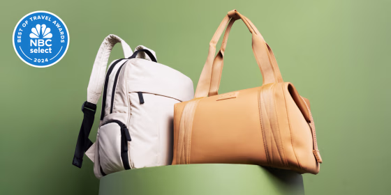 Bags from Calpak, Patagonia, Dagne Dover, Orvis and July earned NBC Select Travel Awards for their organizational features, durability and ease of use.