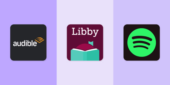 Audiobooks are a great option for people who want to read more but are always on the go.