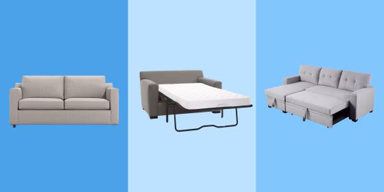 There are three main types of sleeper sofas: pull-out couches, convertibles and futons — our list includes recommendations for all three. 