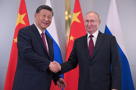 Image: vladimir putin Xi Jinping