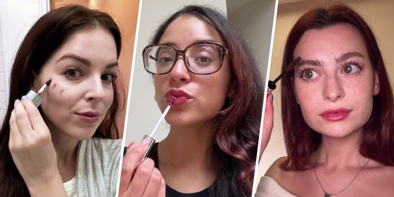 Clinique Pop Lip + Cheek Oil in Black Honey; Clinique Honey Pop Plush Creamy Lip Gloss in Black Honey; Clinique High Impact Mascara in Black Honey