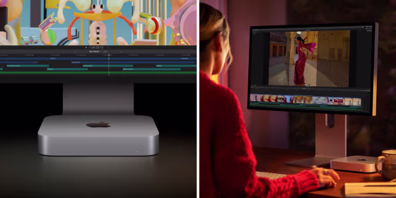 The Mac Mini is just as powerful as a MacBook Air at almost half the price.