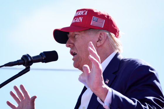 Donald Trump speaks