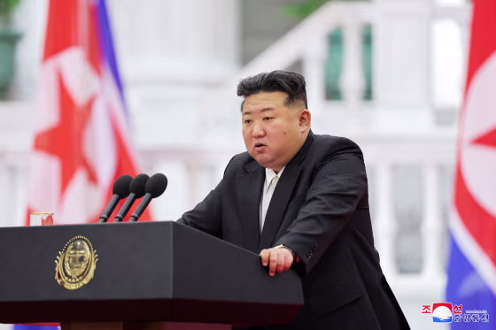 North Korean leader Kim Jong Un said the country is now implementing a nuclear force construction policy to increase its number of nuclear weapons “exponentially,” state media reported Tuesday.