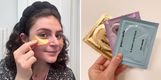 Grace & Stella’s Under-Eye Masks keep my skin firm and hydrated.