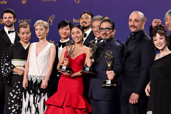 The cast and crew of "Shogun"