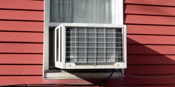 Leaving your A.C. in when temperatures drop can damage it and cause it to run less efficiently.