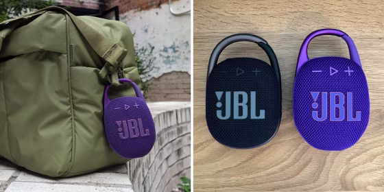 You can attach this speaker to almost anything from a tote bag to your belt loop.