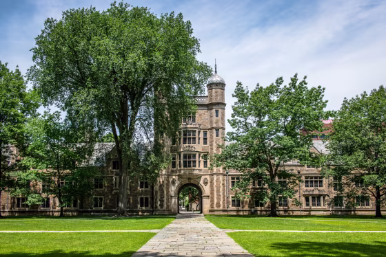 University of Michigan Law School building exterior view on a sunny day