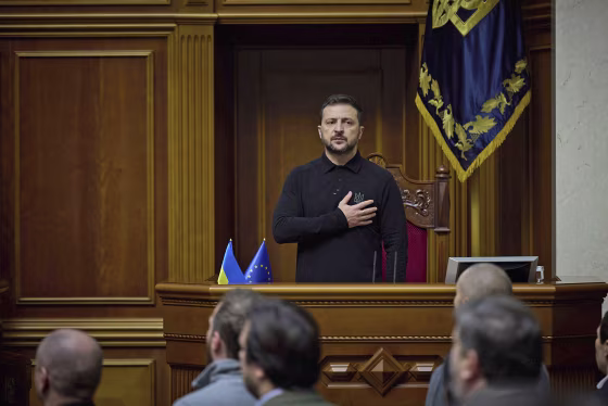 Ukraine's President Volodymyr Zelenskyy