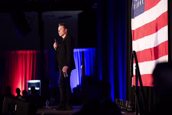 Image: elon musk profile politics political