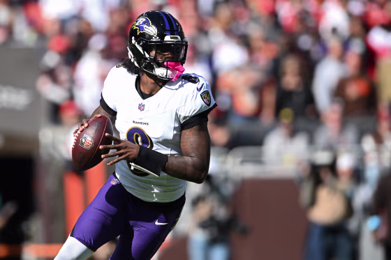 Image: Baltimore Ravens v Cleveland Browns lamar jackson