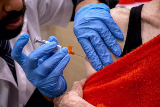 COVID vaccine and Flu shot.
