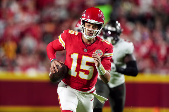 Image: Patrick Mahomes nfl football